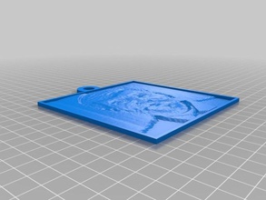 teste lithoplane 2d a arte personalizado 3d print model - Mito3D
