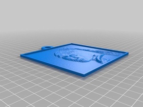 teste lithoplane 2 d a arte personalizado 3d print model - Mito3D
