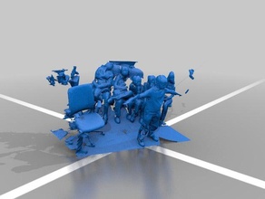 megalomaniame sculptures me 3d print model - Mito3D