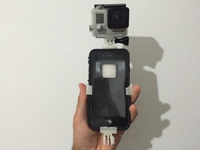 gopro suport lifeproof case iphone 6 esporte & ao ar livre caso a monte 3d print model - Mito3D