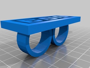 boo anelli personalizzato 3d print model - Mito3D