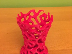 gyroid toothbrush holder bathroom shapejs 3d print model - Mito3D