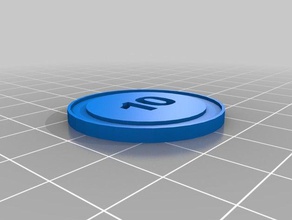 10 coin 3d printing 3d print model - Mito3D