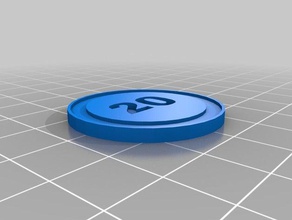 20 coin 3d printing 3d print model - Mito3D