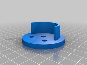 tubo de suporte do agregado familiar filamento titular haste 3d print model - Mito3D