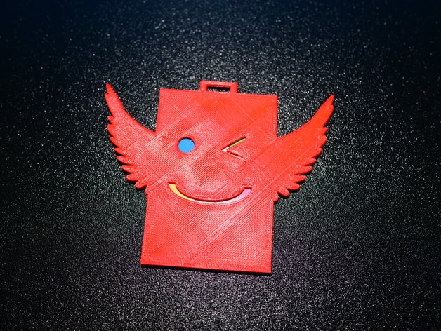 id card holder - angel version 3D print model - Mito3D