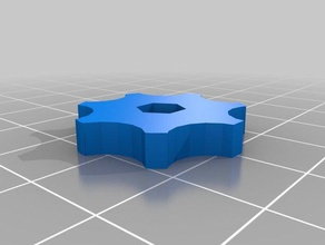 knob mendel prusa bed leveling m3 24mm diameter 4mm height customized 3d print model - Mito3D