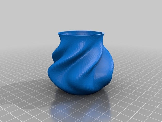 hohle vase Mathe-Kunst 3D print model - Mito3D
