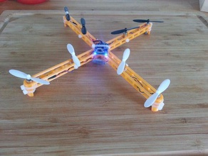 hubsan xl x4-x8 r c vehicles miniocto miniquad octocopter quadcopter 3d print model - Mito3D