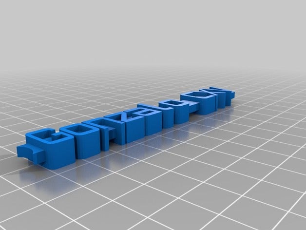 gonza de l'organisation personnalisé 3D print model - Mito3D