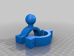 roll cage ram mount automotive 3d print model - Mito3D