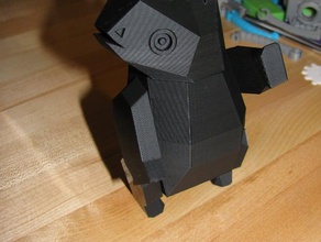 ez-impressão de rinoceronte brinquedos & games rhino 3d print model - Mito3D