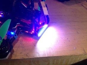 blackout mini h rgb led pixel bumper r c vehicles quad drone strip 3d print model - Mito3D
