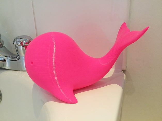 pinksie baleia animais luz 3D print model - Mito3D