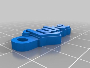 luca portachiavi organizzazione su misura 3d print model - Mito3D