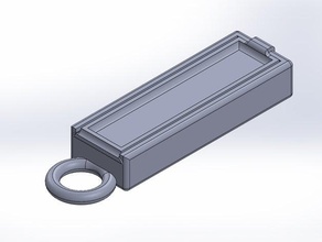 portapillole i contenitori keychain pillola contenitore 3d print model - Mito3D