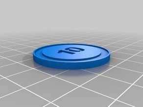 10 coin 3d printing 3d print model - Mito3D