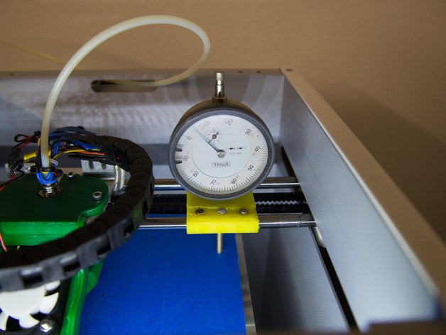 messuhrhalter f r der grr neo 3d Drucker Zubehör mit Messuhr grrf sinus 3D print model - Mito3D