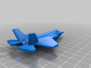 f-35 hobby avión de combate 3d print model - Mito3D