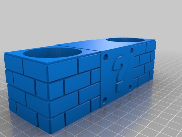 süper tuğla sürüngen su gıda kase mario 3d baskı 3D print model - Mito3D