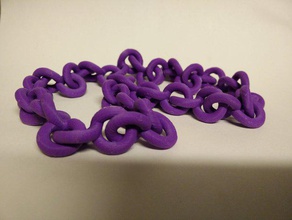 chain link necklace bracelets bracelet 3d print model - Mito3D