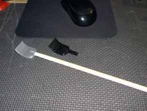 back scratcher Tipp mcdonalds Strohhalm Griff Haushalt versorgt zurück 3d print model - Mito3D