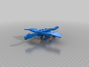 minecraft ender dragon toys & games figures mine craft 3d print model - Mito3D