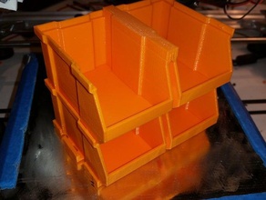 mini caixa de empilhamento armazenamento lixo organização bin a o 3d print model - Mito3D