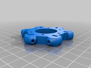 eflector kossel Impresora 3d de las piezas extrusora apoyo mini koseel reflector 3d print model - Mito3D