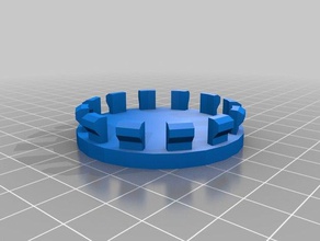 wheel center cap no logo automotive 3d print model - Mito3D