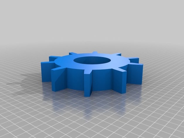 rueda dentada La impresión en 3d personalizado 3D print model - Mito3D