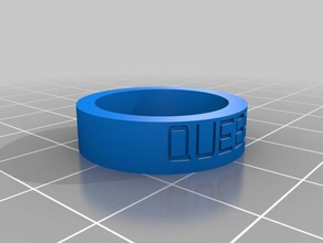 quebec woggle Ringe kundengebundene 3d print model - Mito3D
