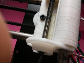 z screw anti wobble isolator prusa i3 3d printer parts z-wobble axis 3d print model - Mito3D