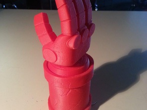 hellboys right hand doom props cool movie 3d print model - Mito3D