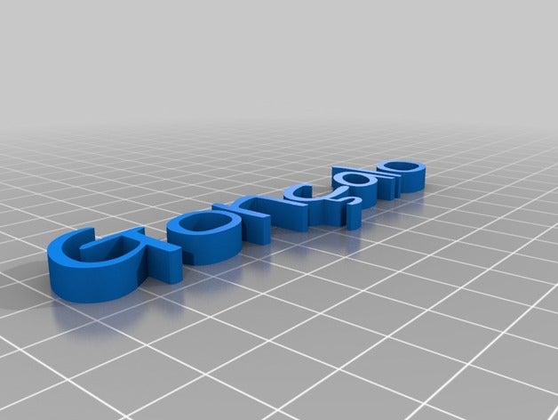 gehen kundengebundene 3D print model - Mito3D