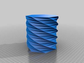 low-poly vase customized decor 3d print model - Mito3D