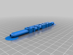 meine angepasste bic word-pen office kundengebundene 3d print model - Mito3D