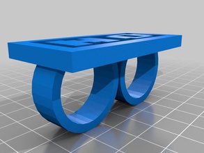 Nein Ringe angepasst 3d print model - Mito3D
