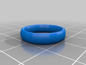 size 6 ring rings customized 3d print model - Mito3D
