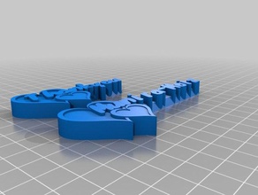 heartshapebuttons organization customized 3d print model - Mito3D