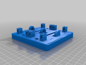 frankenstein interruptor da luz de placa - remo duplo-gang remix decoração 3d print model - Mito3D