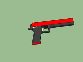 pistol type zero toys & games cosplay gun prop toy 3d print model - Mito3D