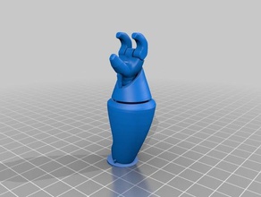 bequi jointed robot - print-optimized hands mechanical toys hand improved optimized 3d print model - Mito3D