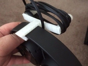 sony headphones cable clip audio 3d print model - Mito3D