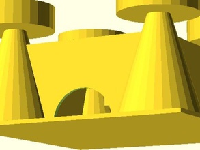 openscad castelo esculturas 3d print model - Mito3D