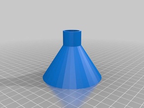 Trichter parametric sodastream co2-gas-Flasche nachfüllen mit dryice kundengebundene 3d print model - Mito3D