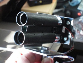 lidar-lite shield tube in der Robotik lidar lidarlite openscad Schild 3d print model - Mito3D