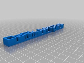 customized 3d name plate sculptures 3d print model - Mito3D