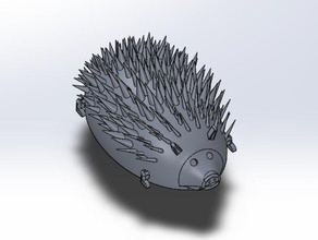 hedgehog animals animal 3d print model - Mito3D