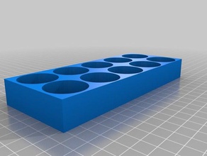 30ml rack de 10 botellas La impresión en 3d 3d print model - Mito3D